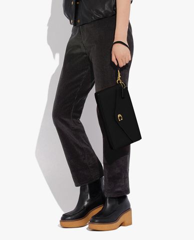  COACH - Ví cầm tay nữ chữ nhật nắp gập Wyn 