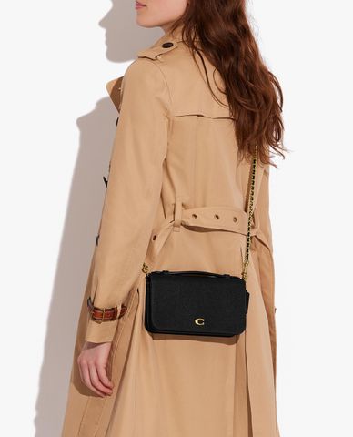  COACH - Túi đeo chéo nữ nắp gập phom chữ nhật Bea 