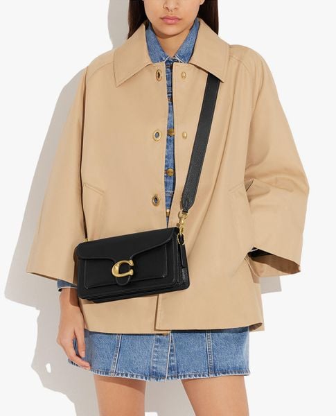  COACH - Túi đeo vai nữ chữ nhật nắp gập Tabby 26 