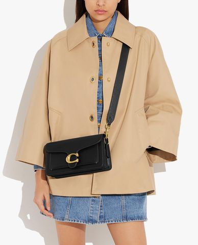  COACH - Túi đeo vai nữ chữ nhật nắp gập Tabby 26 