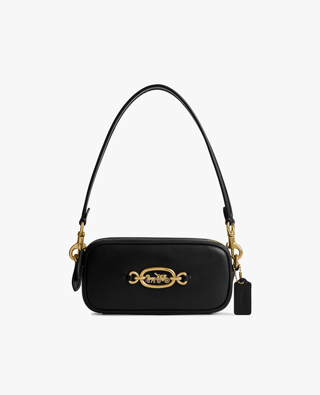 COACH - Túi đeo vai nữ phom chữ nhật phối logo Avery
