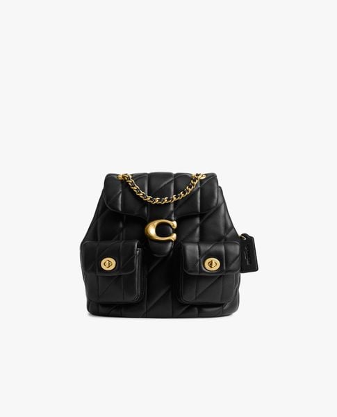  COACH - Balo nữ nắp gập phối logo Tabby 