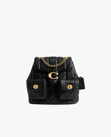  COACH - Balo nữ nắp gập phối logo Tabby 