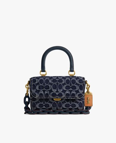  COACH - Túi đeo vai nữ phom chữ nhật nắp gập Rogue 