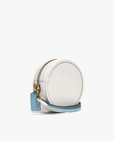  COACH - Túi đeo vai nữ phom tròn hiện đại 