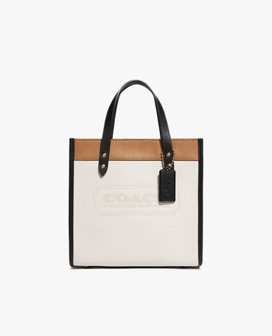  COACH - Túi đeo vai chữ nhật Field Tote 22 In Colorblock 