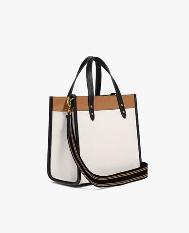  COACH - Túi đeo vai chữ nhật Field Tote 22 In Colorblock 
