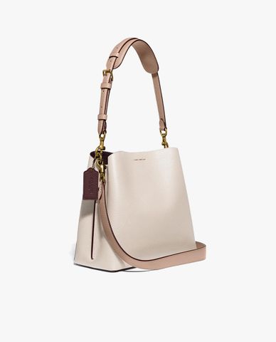  COACH - Túi đeo vai nữ phom vuông Willow Bucket 