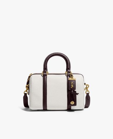  COACH - Túi xách nữ phối zip Ruby Satchel 25 In Color Block 