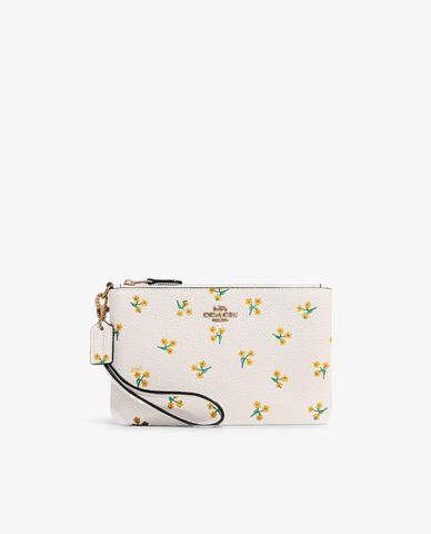  COACH - Ví cầm tay nữ chữ nhật Floral Print 