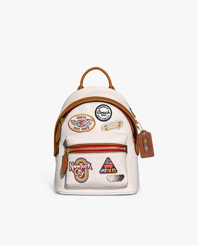  COACH - Balo nữ chữ nhật Charter 18 With Patches 