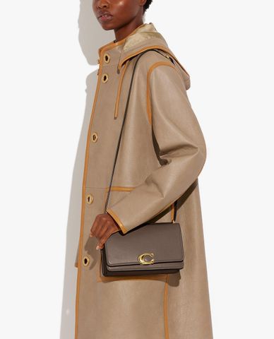  COACH - Túi đeo chéo nữ nắp gập phom chữ nhật Bandit 