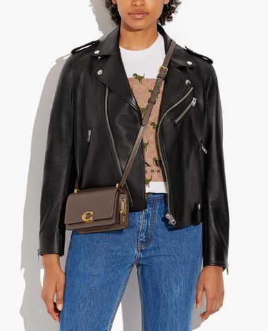  COACH - Túi đeo chéo nữ nắp gập phom chữ nhật Bandit 