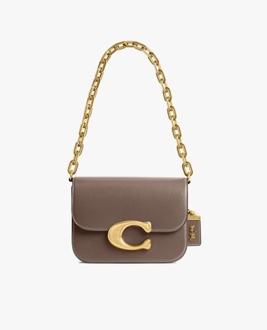  COACH - Túi đeo vai nữ nắp gập Idol 