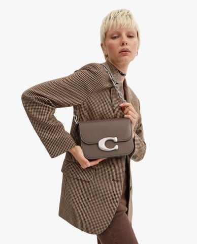  COACH - Túi đeo vai nữ nắp gập Idol 