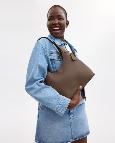  COACH - Túi đeo vai nữ phom hình thang Brooklyn 28 