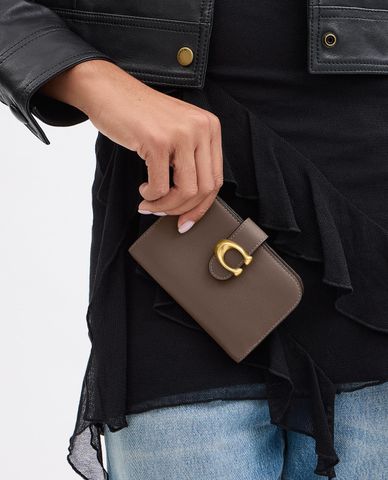  COACH - Ví nữ dáng ngắn nắp gập Tabby 