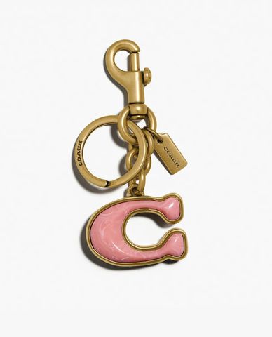  COACH - Thẻ treo chữ C Stone Signature 