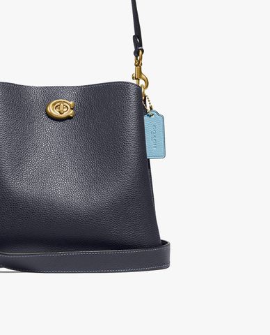  COACH - Túi đeo vai nữ phom vuông Willow Bucket 