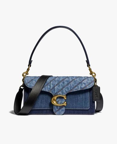  COACH - Túi đeo vai chữ nhật nắp gập Tabby 26 