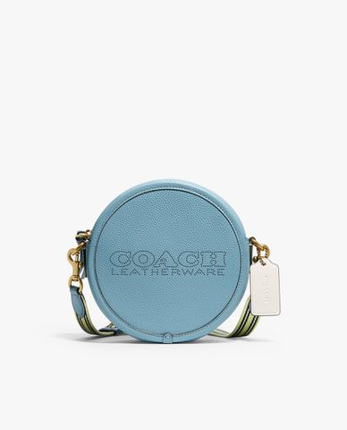  COACH - Túi đeo vai nữ phom tròn hiện đại 