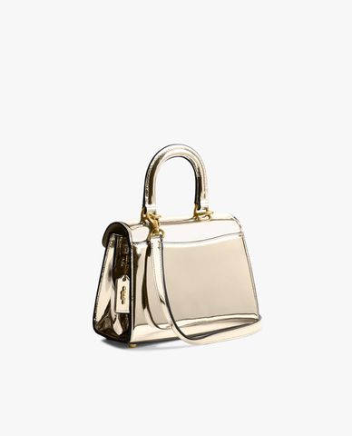  COACH -  Túi xách nữ hình thang nắp gập thời trang 