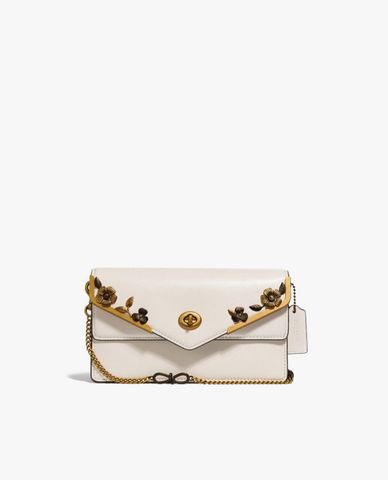  COACH - Túi đeo chéo nữ chữ nhật nắp gập Aster 