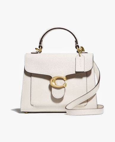  COACH - Túi xách tay chữ nhật nắp gập Tabby 20 