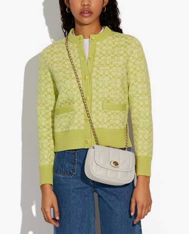  COACH - Túi đeo chéo nữ nắp gập Pillow Madison 18 With Quilting 