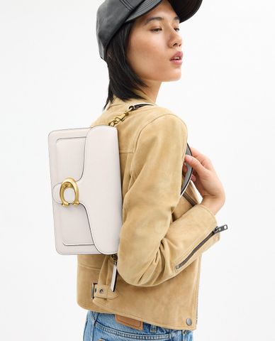  COACH - Túi đeo vai nữ chữ nhật nắp gập Tabby 26 