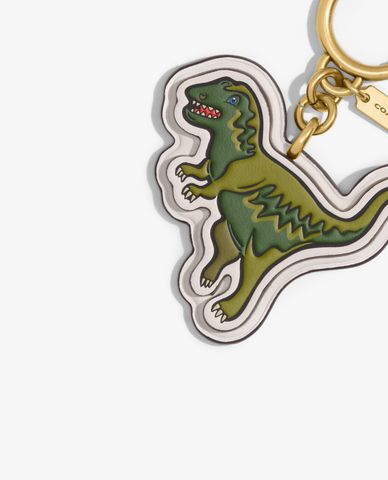  COACH - Móc khóa nữ hình khủng long Rexy 