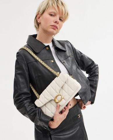  COACH - Túi đeo chéo nữ dáng chữ nhật nắp gập Tabby 26 