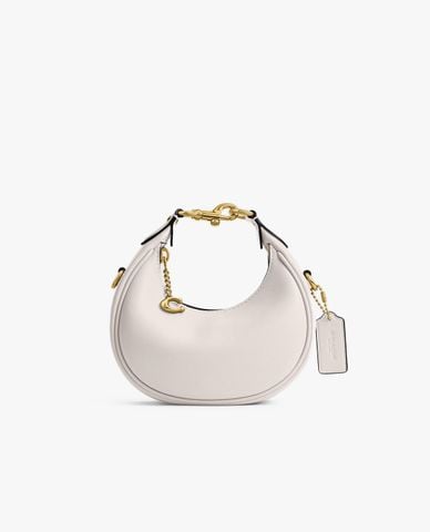  COACH - Túi xách nữ phom bán nguyệt phối mắc xích Jonie 