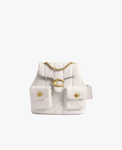  COACH - Balo nữ nắp gập phối logo Tabby 