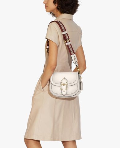  COACH - Túi đeo vai nữ dáng vuông nắp gập thời trang 