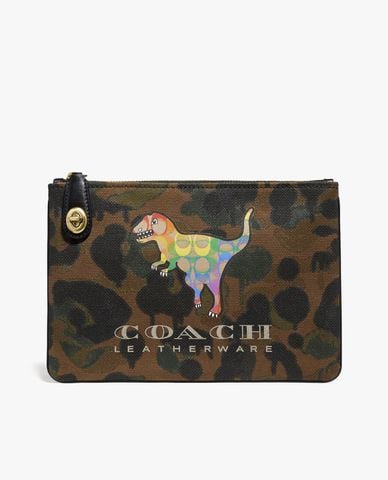  COACH - Ví cầm tay nữ Turnlock Pouch 26 