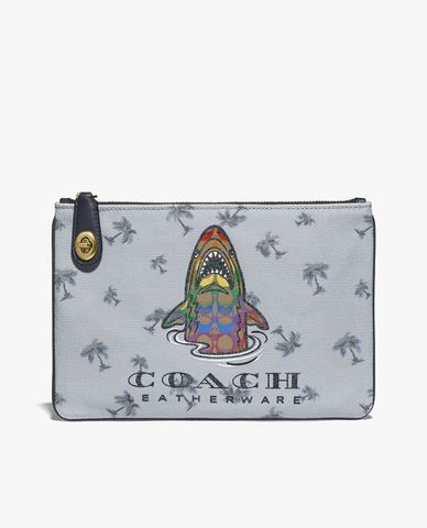  COACH - Ví nữ chữ nhật Turnlock Pouch 26 