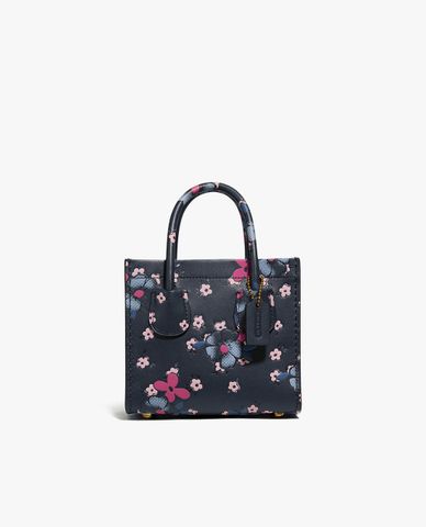  COACH - Túi xách nữ chữ nhật Cashin 14 With Blocked Floral Print 
