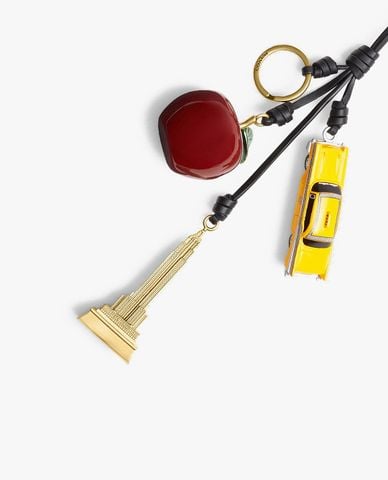  COACH - Móc khóa treo túi nữ Small New York Cluster 