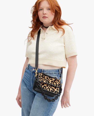  COACH -  Túi xách nữ phom chữ nhật nắp gập thanh lịch 