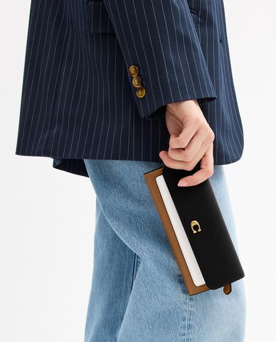  COACH - Ví nữ dáng dài nắp gập Mira 