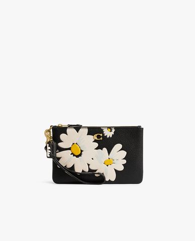  COACH - Clutch nữ phom chữ nhật phối hoạ tiết Floral 