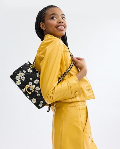  COACH - Túi đeo vai nữ phom chữ nhật Tabby 26 With Quilting And Floral 