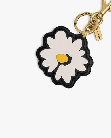  COACH - Móc khóa nữ hình bông hoa trẻ trung 