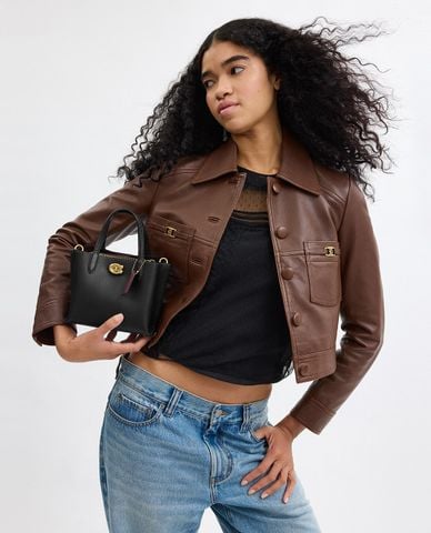  COACH - Túi tote nữ hình thang Willow 18 