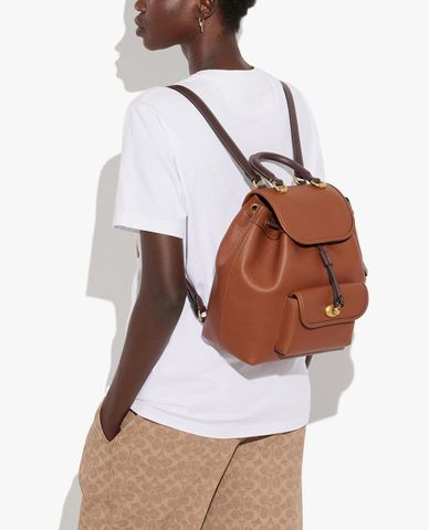  COACH - Balo nữ rút dây Riya 