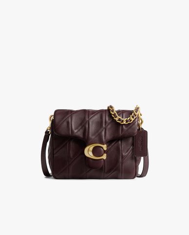  COACH - Túi đeo vai nữ phom vuông Times Square Tabby 