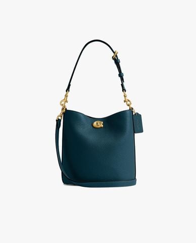  COACH - Túi đeo vai nữ hình trụ Willow Bucket 