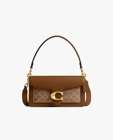  COACH -  Túi đeo vai nữ chữ nhật nắp gập Tabby 26 