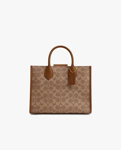  COACH - Túi tote nữ phom chữ nhật Ace 26 In Signature 